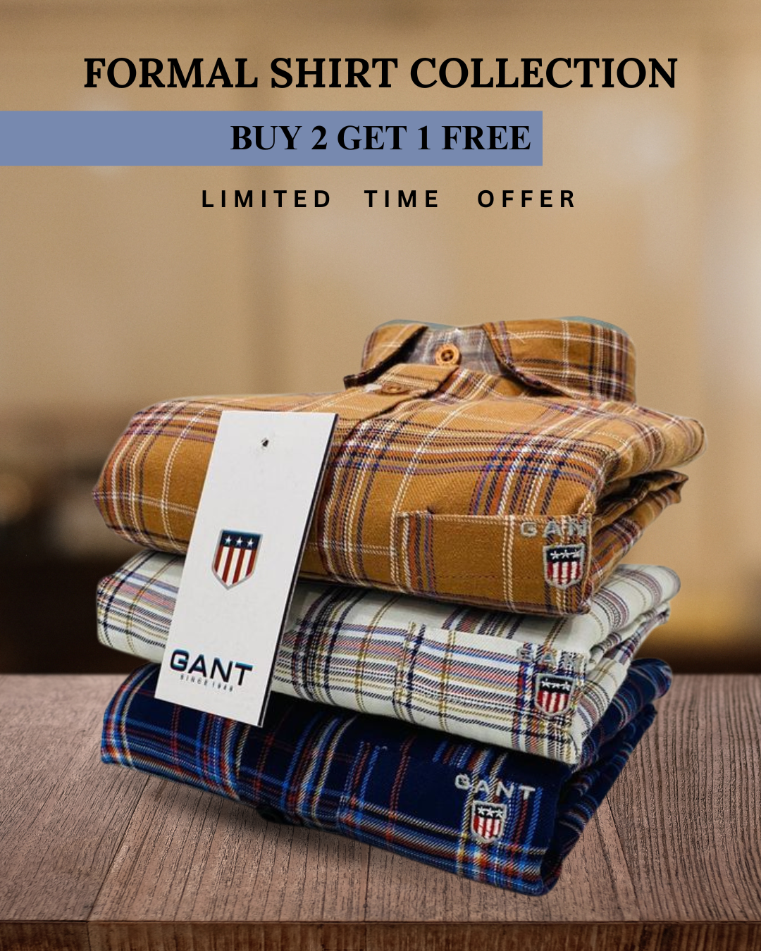 Golden Attire – Everyday Formal Collection | BUY 2 GET 1 FREE
