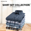 Golden Attire – Checkered Shirt Collection