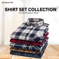 Golden Attire – Checkered Shirt Collection